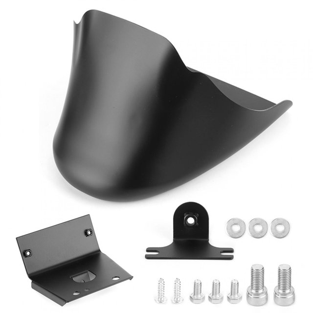 Motorcycle Front Spoiler, Antirust Aluminum Alloy ABS Front Chin Fairing Replacement For 883 XL1200 For Upgrade