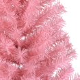 thumbnail image 5 of vidaXL Artificial Half Christmas Tree with Stand Pink 120 cm PVC, 5 of 5