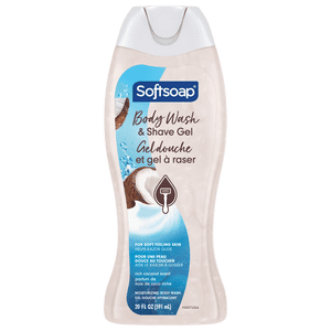 Softsoap Moisturizing Lavage du corps et gel rasé, parfum de noix de coco riche, 591 mL Bouteille
