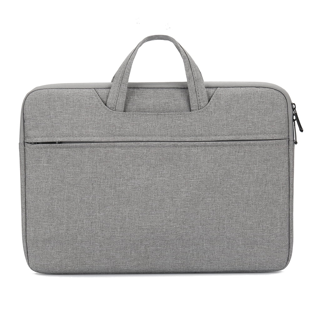 Yeacher Multifunctional Laptop Bag 14 inch Laptop Case Waterproof Nylon Laptop Bag Briefcase Leisure Business Handbag Light Grey