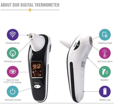 Mabis - HealthSmart DigiScan Multi-Function Thermometer - 6618935000