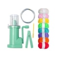 thumbnail image 4 of GUOOL Hand Knitting Machine Home Knitter Repair Portable Acrylic Yarn Darning Supplies 8 Colors Yarn Set, 4 of 9