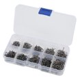 thumbnail image 2 of Fishhook 500pcs Fishing Hooks Set Carbon Steel Single Circle Fishhook Fly Fishing Carp Hooks, 2 of 7