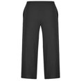 thumbnail image 3 of Women‘s Single Breasted High Waist Trousers in Solid Color with Wide-Leg Design, 3 of 4