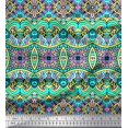 thumbnail image 1 of Soimoi Poly Georgette Fabric Geometric & Paisley Decorative Fabric Prints by Yard 52 Inch Wide, 1 of 2