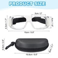 thumbnail image 2 of Uxcell Lunettes de Sport Professionnelles Ajustables, Lunettes de Sécurité Unisexes Lunettes de Protection pour Basketball Racquetball Transparent, 2 of 7