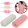 thumbnail image 3 of Coofit 2 Pcs Emmaillotage pour Bébé Mode Coton Extensible Accessoire Photo pour Bébé avec 3 Bandeaux, 3 of 10