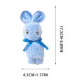 thumbnail image 2 of KTTECTOA Corals Fleece Small Towel Squares Handkerchief Cute Rabbits Shaped Souvenir Gift Towel House Decor Home and Kitchen, 2 of 3