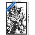 thumbnail image 2 of Marvel Sketch - Group Wall Poster, 14.725" x 22.375" Framed, 2 of 4