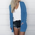 thumbnail image 1 of Qertyioot Blouse Décontractée à Manches Longues pour Femme avec Poche Cardigan, 1 of 6