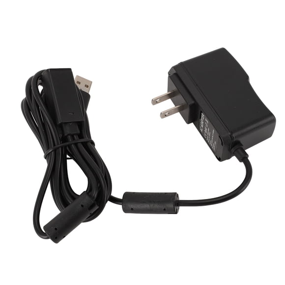 USB to AC Power Supply PC Adapter, Kinect Home Video Game Console Sensor System with Charging Cable Cord, Compatible with Official and Third Party, 12V 1.08A Output
