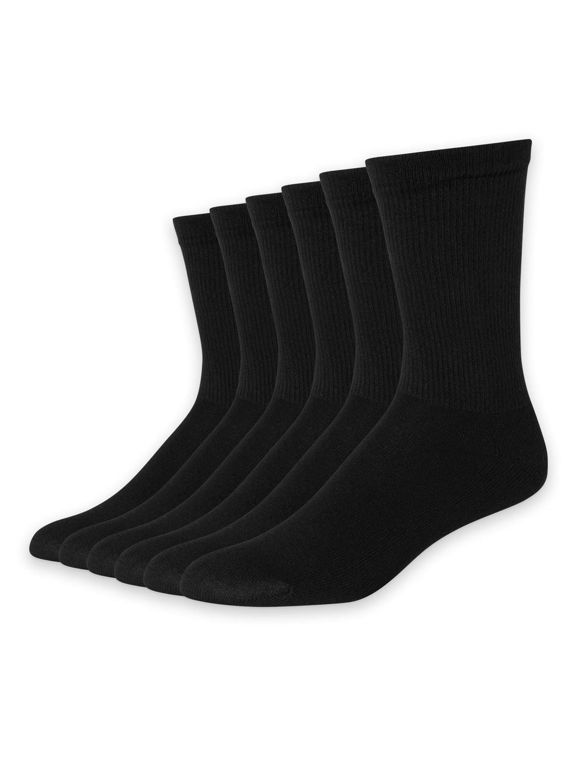 Hanes Chaussettes mi-mollet P6 Cushion Protection contre les odeurs pour homme