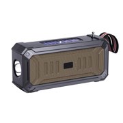 Birdeem Solar Bluetooth Speaker Portable Outdoor Bluetooth Speaker with Multifunctional Outdoor Flashlight Stereo Sound with Bass Home Wireless Speaker