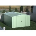 thumbnail image 1 of Arrow Classic Steel Storage Shed, 10x14, Vert sauge, 1 of 7