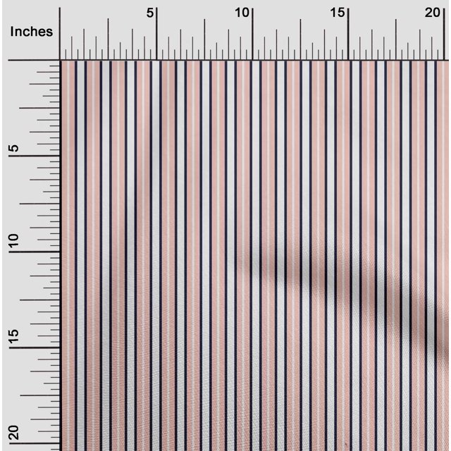 oneOone Polyester Lycra Fabric Shadow Stripe Decor Fabric Printed BTY 56 Inch Wide