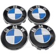 thumbnail image 2 of 4x Bmw 68mm Hub Caps For Alloy Wheels - Wheel Center Caps, 2 of 3