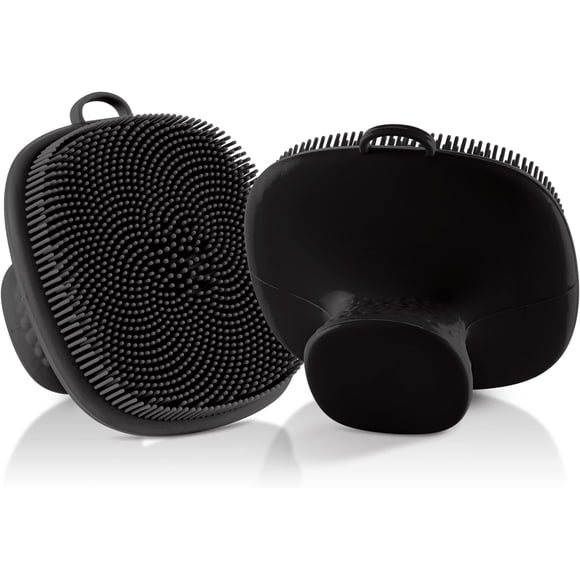 Face Scrubber 2 Pack Face Scrubber Silicone Face Scrubber for Men Facial Cleansing Brush Silicone Face Wash Brush Manual Waterproof Cleansing Skin Care Face Brushes for Cleansing and Exfoliating