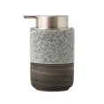 thumbnail image 1 of Japanese/Ceramic Foaming Soap Dispenser, Foam Soap Dispenser With Gold Pump, Hand Foaming Dispenser, For Barthroom Kitchen-grey-Foam, 1 of 8