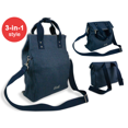 thumbnail image 1 of 3-in-1 Eco-Friendly Vintage JuteConvertible Backpack Tote Bag, 1 of 6