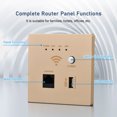 thumbnail image 2 of Amdohai In-Wall Wireless WiFi Router 300M AP Access Point WiFi Router USB-Charging Socket Wall Mount Wi-Fi AP Router with WPS Encryption, 2 of 8