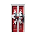 thumbnail image 2 of Qiulaii 2 Pcs Rideau de Porte de Noël avec Design Festif de Nœud - Polyester Durable Décoration de Fête pour Porte Intérieure 35*71 Po, 2 of 9