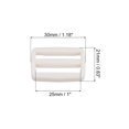 thumbnail image 2 of Unique Bargains White Tri-Glide Slide Buckles Webbing Strap Fastener (100 Pack), 2 of 5