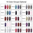 thumbnail image 2 of 3PCS/Set Gel Nail Polish Set Top Coat Multi-colors Long Lasting Nail Polish Kit, 2 of 8
