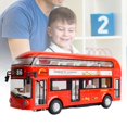 thumbnail image 4 of Modèle de Bus Touristique en Alliage Adorable Voiture à Rétrofriction Cadeau pour Enfants Ornement de Maison, 4 of 8