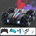 thumbnail image 4 of Dvkptbk Remote Control Vehicles Double Spray Remote Control Stunt Drift Car Four-Wheel Drive Power with Light Music Double-Sided Car Children's Toys Car Model, 4 of 6