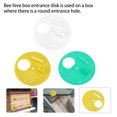 thumbnail image 2 of 12pcs Plastic Round Beehives Nest Door Vent Beehive Beekeeping Tools, 2 of 14