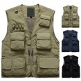 thumbnail image 4 of CAROOTU Outdoor Quick-drying Fishing Vest Multi-pocket Breathable Mesh Hiking Photography Vest, 4 of 7