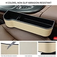 thumbnail image 4 of Labymos 2pcs Car Seat Gap Filler Organizer Storage Box Between Front seat Auto Premium PU, 4 of 4