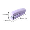 thumbnail image 3 of Macaron Colored Detachable Stapler for Office and School Use, Effortless One-Finger Press, Holds 10-15 Sheets, Compact and Lightweight Design, 3 of 6