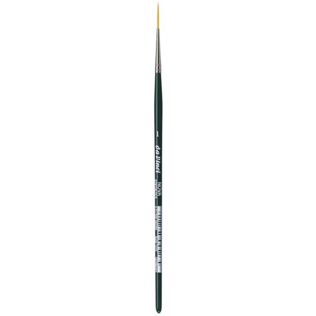 da Vinci Nova Series 1270 Lettering/Liner Brush, Lettering/Liner Medium Pointed Synthetic, Size 1 (1270-01)