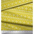 thumbnail image 3 of Soimoi Georgette Viscose Fabric Aztec African Print Sewing Fabric Yard 42 Inch Wide, 3 of 3