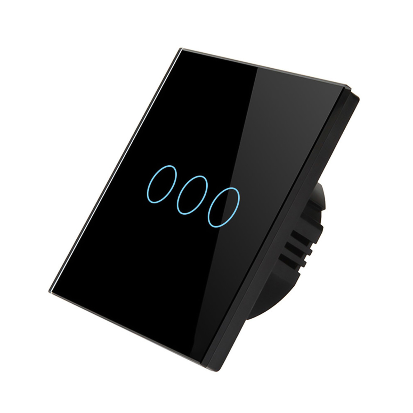 Interrupteur Intelligent Wi‐Fi, Interrupteur Lumineux, Commande Vocale, Télécommande, RF433, Commande Tactile Compatible avec Alexa Google Home Horaire, Minuterie, Compte à Rebours Sans Neutre et Hub Requis