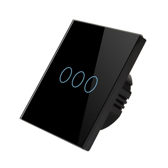 Interrupteur Intelligent Wi‐Fi, Interrupteur Lumineux, Commande Vocale, Télécommande, RF433, Commande Tactile Compatible avec Alexa Google Home Horaire, Minuterie, Compte à Rebours Sans Neutre et Hub Requis