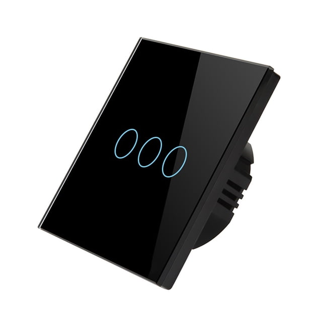 Wi-Fi Smart Switch Light Switch Voice Control, Remote Control, RF433, Touch Control Compatible with Alexa Google Home Schedule, Timer, Countdown No Neutral & Hub Required