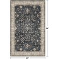 thumbnail image 2 of Black Modern Farmhouse 5x8 Area Rug for Living Room, Boho Large Entryway Rug, Dark Floor Carpet for Kitchen Under Small Dining Table, Bedroom - Washable Low Pile Waterproof Non Slip & Stain Resistance, 2 of 8