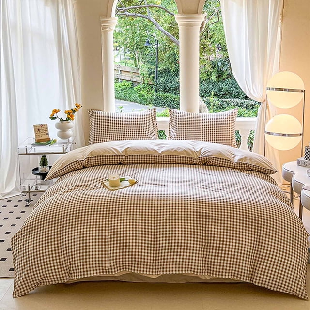 TopLLC Sheet Set Breathable Luxury Bed Sheets Friendly Wrinkle Sheets Machine Washable Bed Four PCS Set Four Bedding Set The Bedclothes