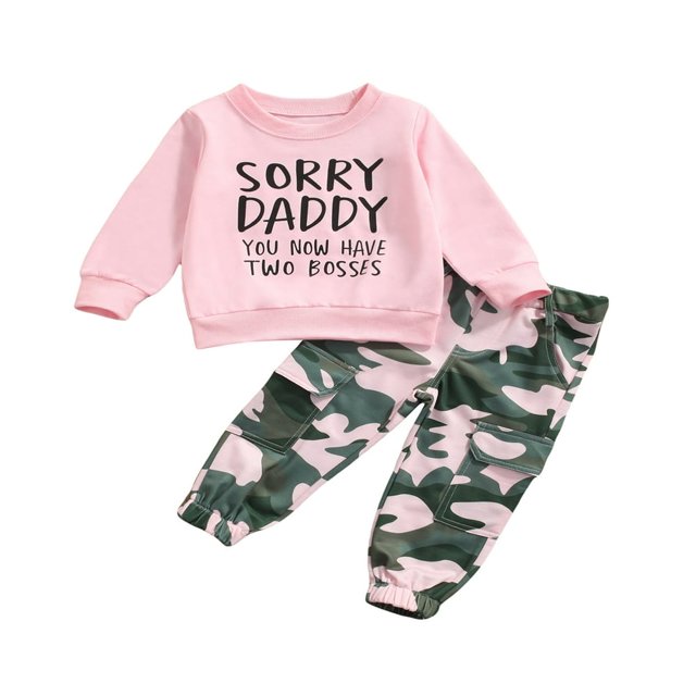 Baby Boys 2PCS Pants Sets Long Sleeve Round Neck Sweatshirt Tops Solid Color Pants Sets