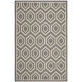 thumbnail image 1 of Safavieh Courtyard Anthracite Indoor Outdoor Rug - 6'7" x 9'6", 1 of 3