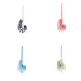 thumbnail image 4 of serony Brosse de Nettoyage en Plastique Longue Poignée Tête Double Face Blanc 1Set, 4 of 6