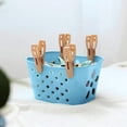 thumbnail image 4 of Colorful Windproof Socks Clothes Quilt Clips, 30 Laundry Clips, Plastic Material, Strong Clamping Ability, With Storage Basket, Suitable For Bedroom, Bathroom, Outdoor, 4 of 6