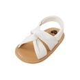 thumbnail image 2 of Kmbangi Breathable Summer Baby Girls Sandals, Solid Color Soft Sole Shoes, 2 of 9