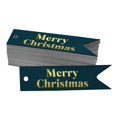 thumbnail image 1 of Inkdotpot Real Gold Foil Merry Christmas Tags Favor Hang Paper Tags 50 Pieces, 1 of 6
