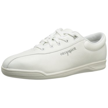 Easy Spirit AP1 Comfort Walking Shoes, White Leather
