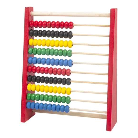 Wooden Educational Math Learning Stand Preschool Toy for Early Childhood Development and Interactive Counting Practice