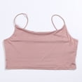 thumbnail image 4 of FOCUSNORM Women Sling Top Solid Color Crop Low Chest Sexy Bodycon Top Clothes, 4 of 7
