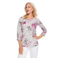 thumbnail image 1 of Iyla Women's 3/4 Sleeve Hacci Top, 1 of 6